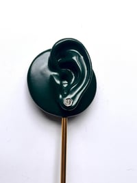 Image 3 of Sterling Silver Weed Ear Stud(single)