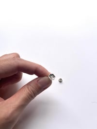 Image 1 of Sterling Silver Weed Ear Stud(single)