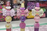 Image 1 of Crackle Bow Beaded Pens 