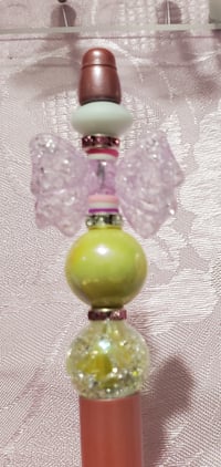Image 4 of Crackle Bow Beaded Pens 