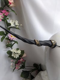 Image 1 of Filagree Horn | Gold & Black