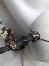 Image 4 of Filagree Horn | Gold & Black