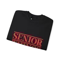 Image 6 of Senior Things Crewneck Sweatshirt — Class of 2026 Graduation Pullover