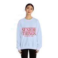 Image 10 of Senior Things Crewneck Sweatshirt — Class of 2026 Graduation Pullover
