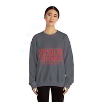 Image 13 of Senior Things Crewneck Sweatshirt — Class of 2026 Graduation Pullover