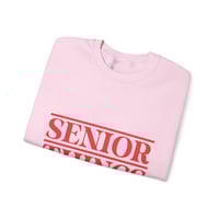 Image 15 of Senior Things Crewneck Sweatshirt — Class of 2026 Graduation Pullover