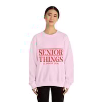 Image 16 of Senior Things Crewneck Sweatshirt — Class of 2026 Graduation Pullover