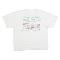 Image 2 of Vintage 90s Middle Creek Falls Tee Shirt - Ash 