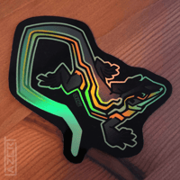 Image 5 of Racerunner Lizard - Stickers