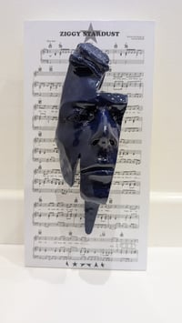 Image 2 of Blue Resin 'Flash' - David Bowie Sculpture