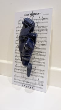 Image 3 of Blue Resin 'Flash' - David Bowie Sculpture