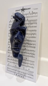 Image 4 of Blue Resin 'Flash' - David Bowie Sculpture