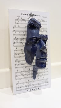 Image 5 of Blue Resin 'Flash' - David Bowie Sculpture