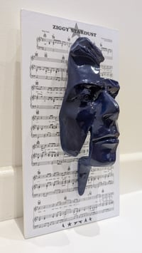 Image 6 of Blue Resin 'Flash' - David Bowie Sculpture