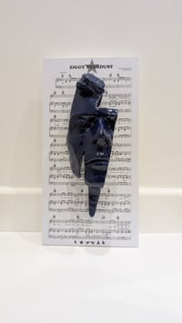 Image 1 of Blue Resin 'Flash' - David Bowie Sculpture