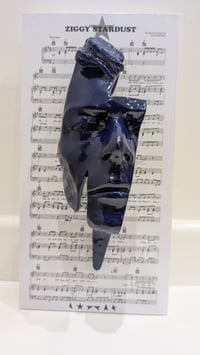 Image 7 of Blue Resin 'Flash' - David Bowie Sculpture