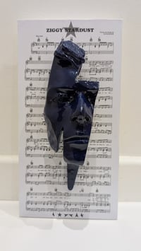Image 8 of Blue Resin 'Flash' - David Bowie Sculpture