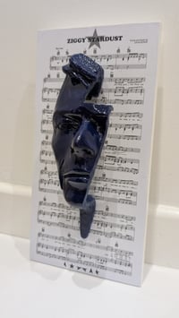 Image 9 of Blue Resin 'Flash' - David Bowie Sculpture