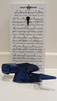 Image 14 of Blue Resin 'Flash' - David Bowie Sculpture