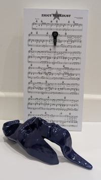 Image 15 of Blue Resin 'Flash' - David Bowie Sculpture