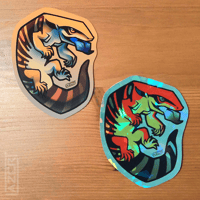 Image 3 of Blue-Tongued Skink - Stickers