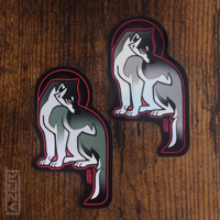 Image 3 of Halo Wolf - Stickers