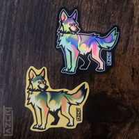 Image 3 of Tamaskan Dog - Stickers