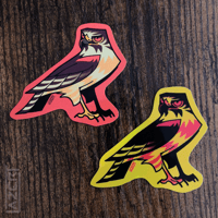 Image 3 of Red-Shouldered Hawk - Stickers