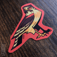 Image 4 of Red-Shouldered Hawk - Stickers