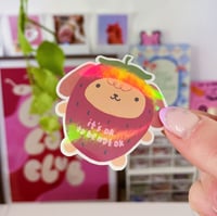 Image 2 of Sticker holographique . It's ok to be not ok