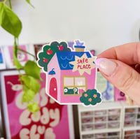 Image 1 of Sticker holographique . Safe place