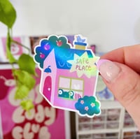 Image 2 of Sticker holographique . Safe place