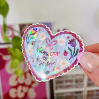 Image 2 of Sticker broken ice . Flowers to myself