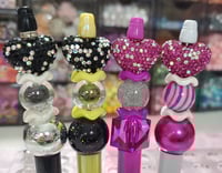 Image 1 of Rhinestone Heart Bling Pens 