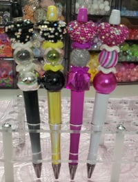 Image 4 of Rhinestone Heart Bling Pens 