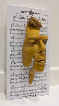 Image 5 of Deep Gold Resin 'Flash' - David Bowie Sculpture
