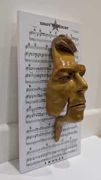 Image 10 of Deep Gold Resin 'Flash' - David Bowie Sculpture