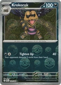 Krokorok (Poke Ball Pattern) - SV: Black Bolt - Near Mint