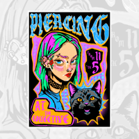 Piercing Advertisement Poster