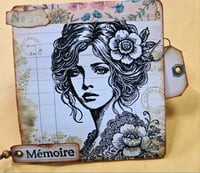 Image 2 of Victorian Floral – ISC Rubber Stamp Sheet (5 stamps)