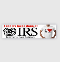 Image 1 of IRS (Innovative Rave Solutions) Bumper Sticker