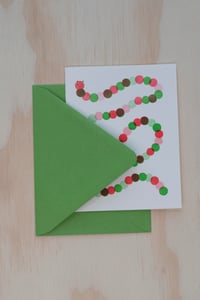 Image 2 of Winding Worm Risograph Greeting Card