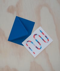 Image 3 of Slithery Snake Risograph Greeting Card