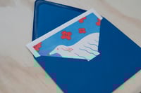 Image 2 of Regal Pup Risograph Greeting Card