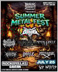 July 25 | Summer Metal Fest! | ROCKEFELLAS 