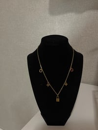 Baddie charmed necklace 💋