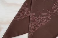 Image 4 of Dainty Light Brown Floral Bandana
