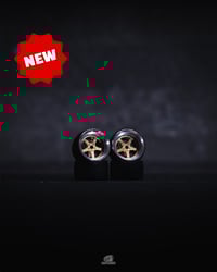 Image 1 of WORK EQUIP 05 - Forged Alloy 1/64 Wheels + Ultra-Thin Tires