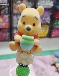 Image 1 of Extended Cute Bear Rhinestone Pen (393)