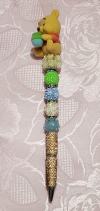 Image 4 of Extended Cute Bear Rhinestone Pen (393)